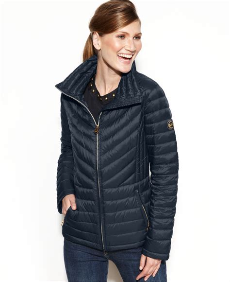 michael kors puffer down coat|michael kors lightweight down jacket.